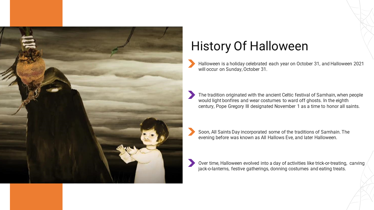 History Of Halloween Google Slides